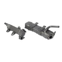 Finned EGR cooler